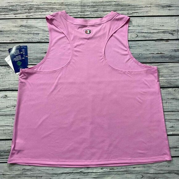 Champion Womens Top size 2X new nwt Pink Pullover Racerback Tank Lightweight - Picture 9 of 10